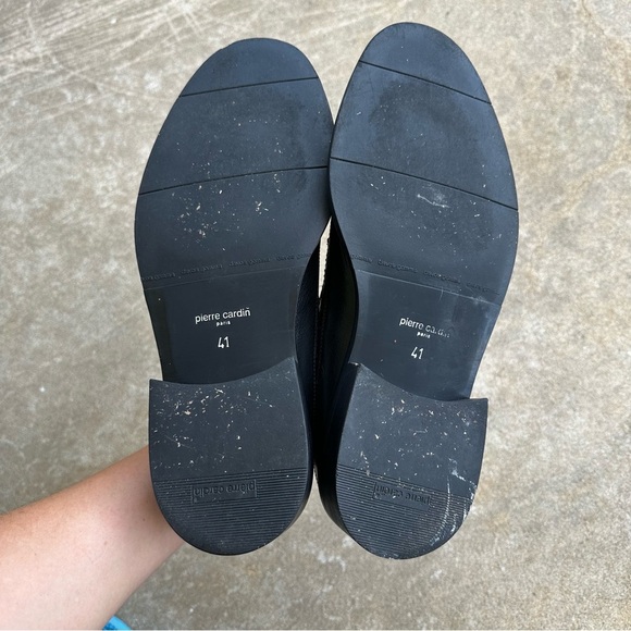 Pierre Cardin Paris Leather Black Oxford Men’s Size 41 - Picture 6 of 14